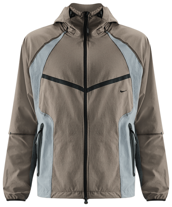 Nike Tech Men's Dri-FIT Woven Colour-Block Windrunner Loose Jacket