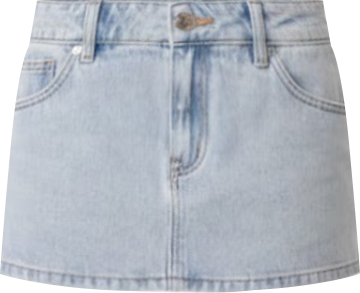 Womens Chiara Denim Micro Skirt