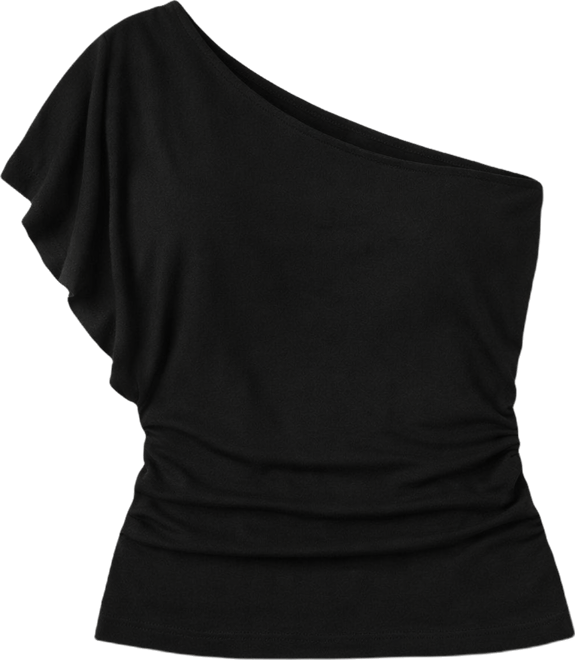 Women's Asymmetric One Shoulder Top