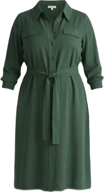 Plus Size Cooling Stretch Cupro Savannah Dress
