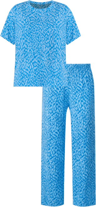 Women's Crewneck T-Shirt & Long Pants, 2-Piece Set