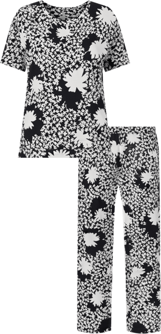 Women's Crewneck T-Shirt & Long Pants, 2-Piece Set