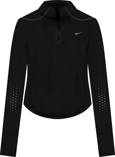 Nike Swift Haut de running Therma-FIT ADV à 1/4 de zip avec motifs réfléchissants pour femme