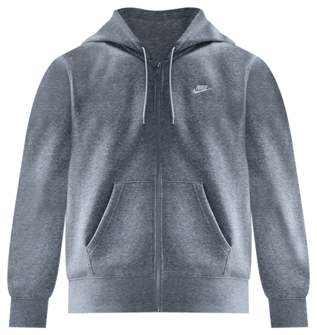 Nike Club Sweat à capuche en tissu Fleece à zip pour homme