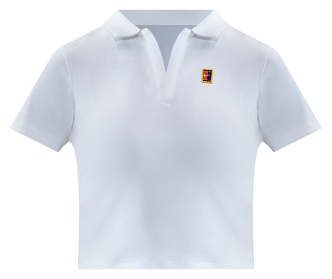 NikeCourt Heritage Women's Short-Sleeve Cropped Tennis Polo
