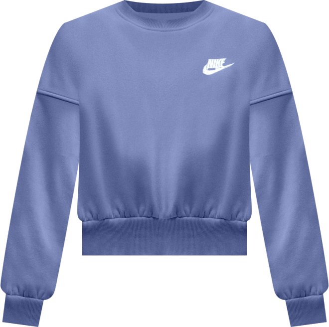 Nike Sportswear Club Fleece Girls' Boxy Crew-Neck Sweatshirt