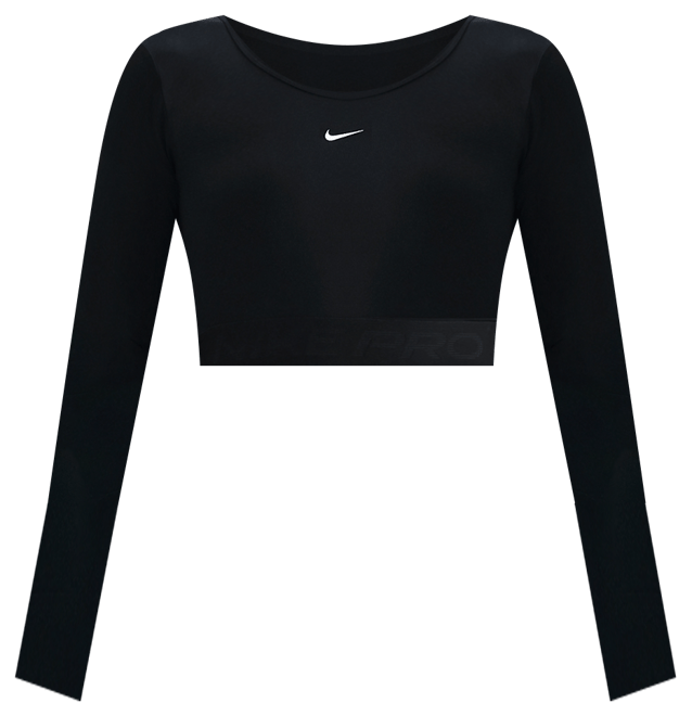 Nike Pro Women's Dri-FIT Cropped Long-Sleeve Top