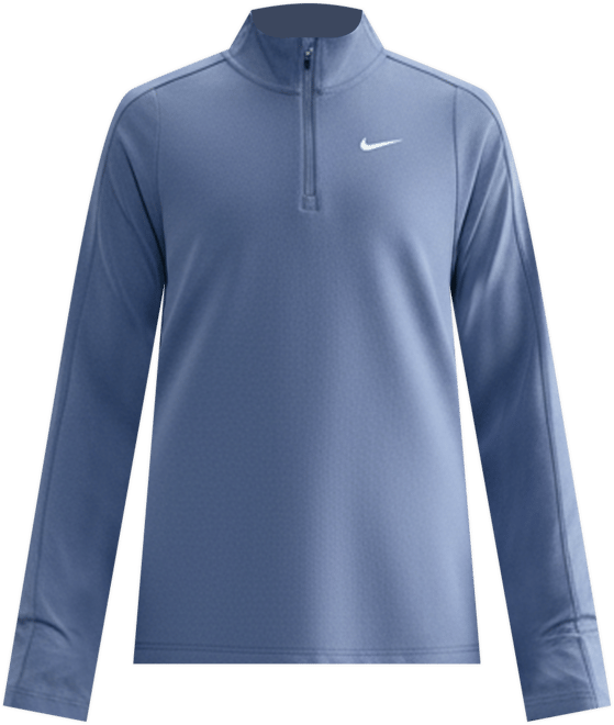 Nike Girls' Dri-FIT Long-Sleeve 1/4-Zip Top