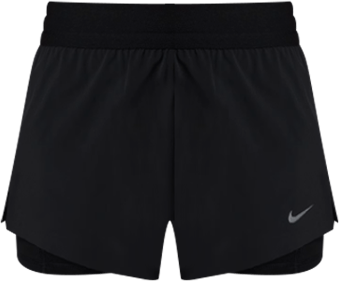 Nike Swift Short de running 2-en-1 à taille mi-haute 8 cm Dri-FIT pour femme