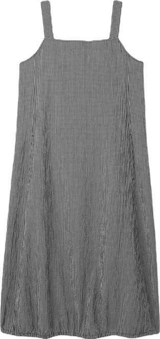 organic cotton pucker lantern dress Eileen Fisher Organic Cotton Pucker Check Lantern Dress at Von Maur