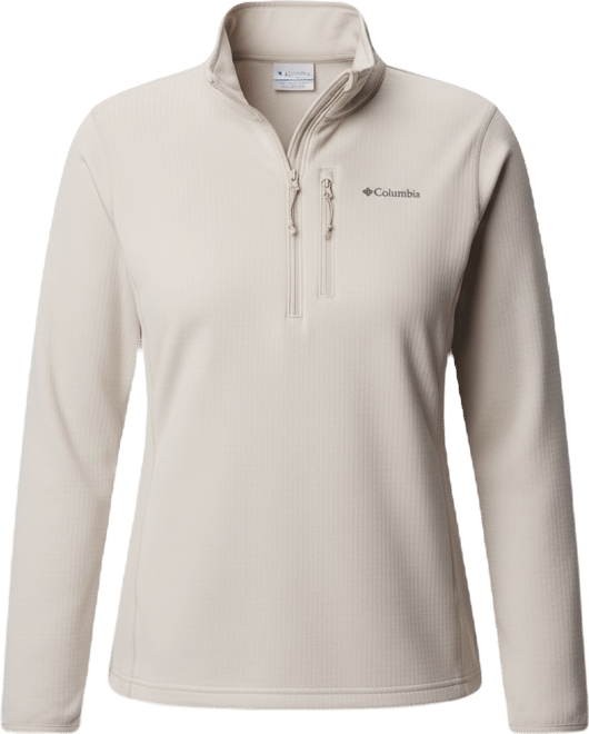 Women's Essential Hike Grid Fleece Half Zip Jacket - Plus Size