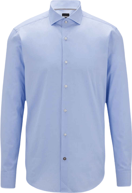 Boss by  Men's Stretch-Cotton Twill Regular-Fit Dress Shirt