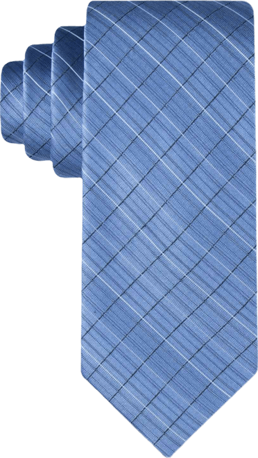 Men's Etched Windowpane Tie