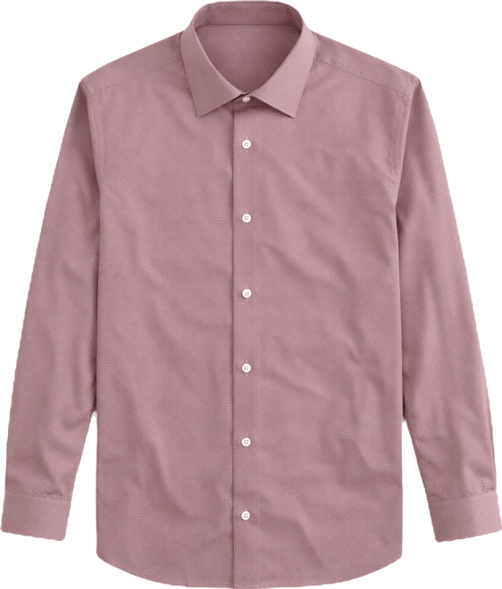 Men's Valerio Long Sleeve Button-Front Geo Print Shirt