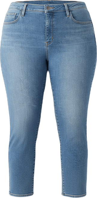 Trendy Plus Size 311 Shaping Skinny Capri Jeans