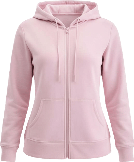 Women's Relaxed Zip-Front Long-Sleeve Fleece Hoodie, Created for Macy's