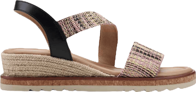 Women's Sabina Strappy Low Wedge Sandals