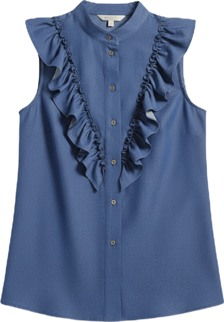Women's Mandarin Collar Top