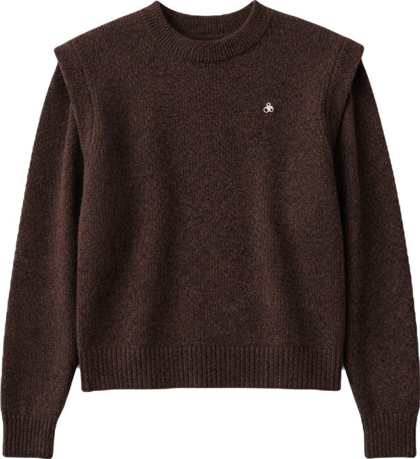 Women's Shoulder detail crew neck pullover