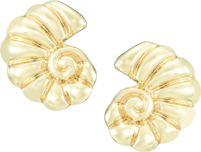 Shell Button Earrings, Macy's Exclusive