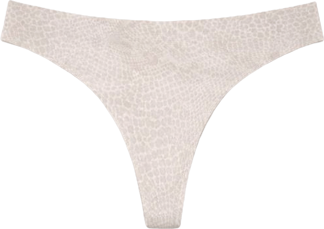 Women's Invisibles Microfiber Stretch Thong Underwear D3428