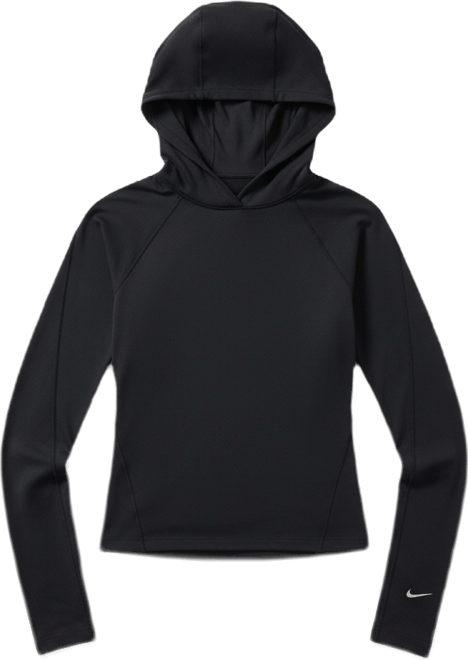 Nike Universa Haut à manches longues et capuche ajustée Dri-FIT pour femme