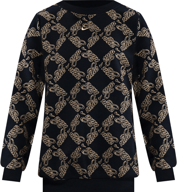 Nike Sportswear Club Fleece Sweat ras du cou oversize imprimé pour ado (fille)
