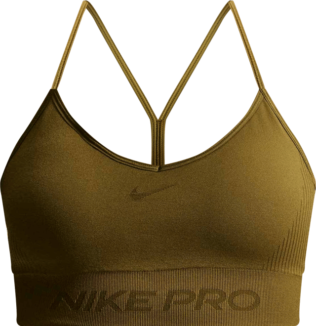 Nike Pro Seamless Brassière de sport rembourrée à maintien léger pour femme