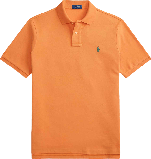Men's Custom Slim Fit Mesh Polo