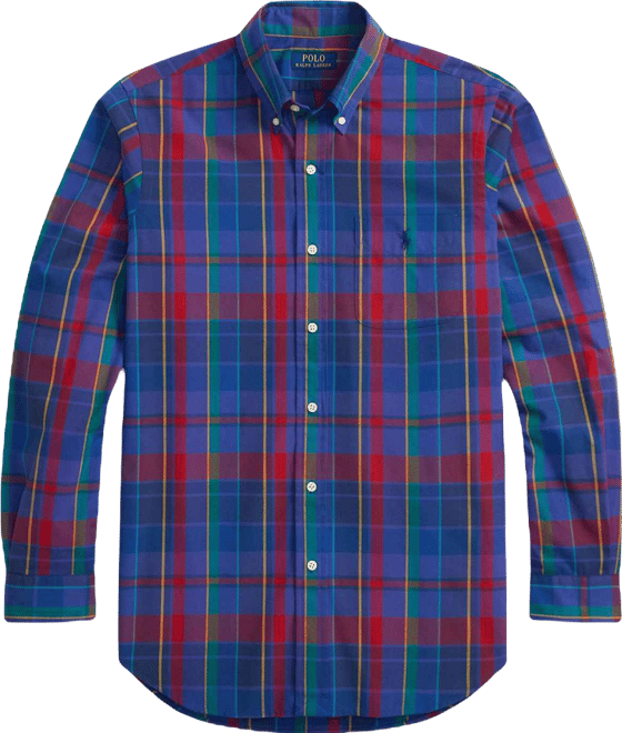 Men's Classic-Fit Plaid Performance Shirt