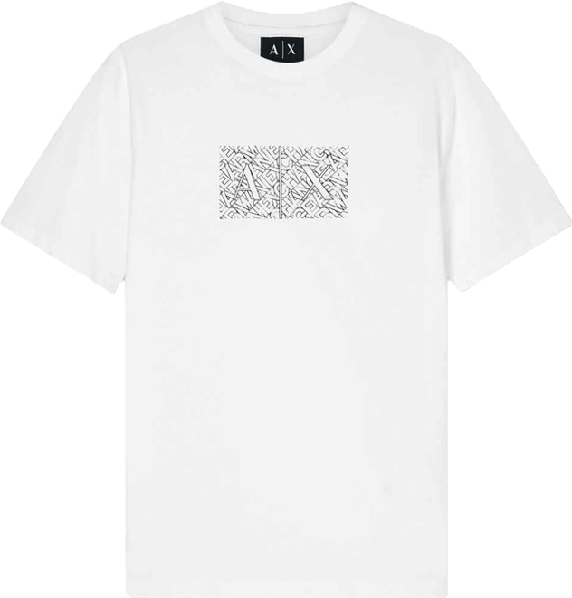 Men's Short Sleeve Jersey Printed Box Logo T-Shirt