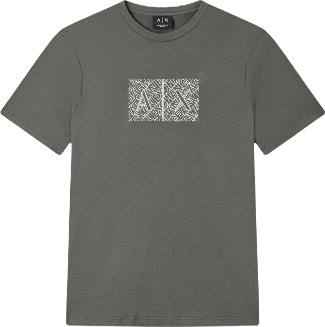 Men's Short Sleeve Jersey Printed Box Logo T-Shirt