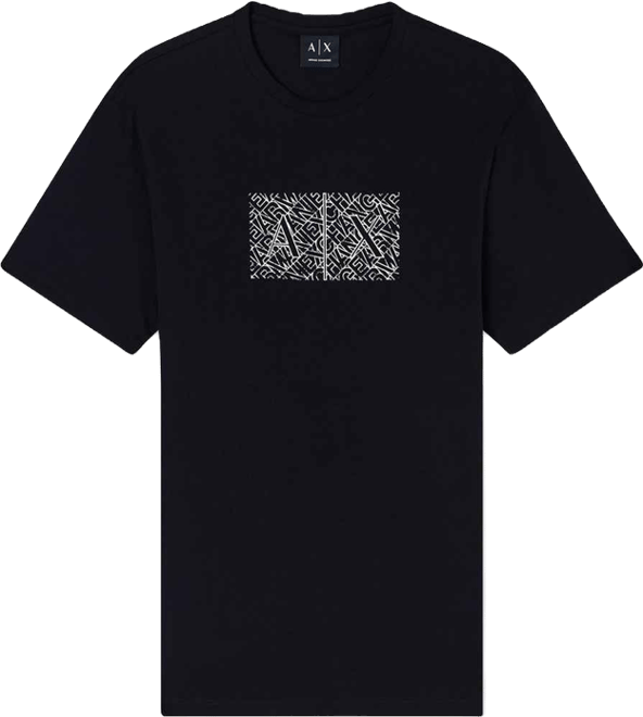 Men's Short Sleeve Jersey Printed Box Logo T-Shirt