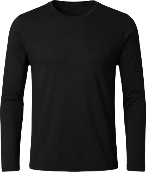 Men's Luxe Signature Slim Long Sleeve Tee Made With Organic Cotton