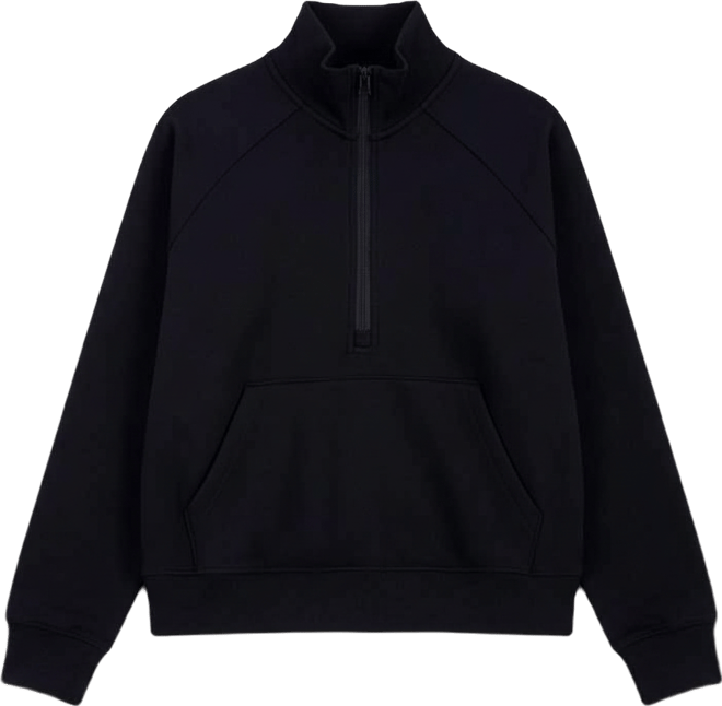 Women's Solid Fleece Quarter-Zip Sweatshirt, Macy's Exclusive