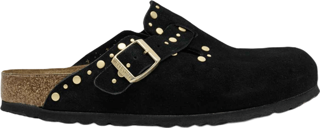 Women's Boston Rivets Suede Leather Clogs from Finish Line