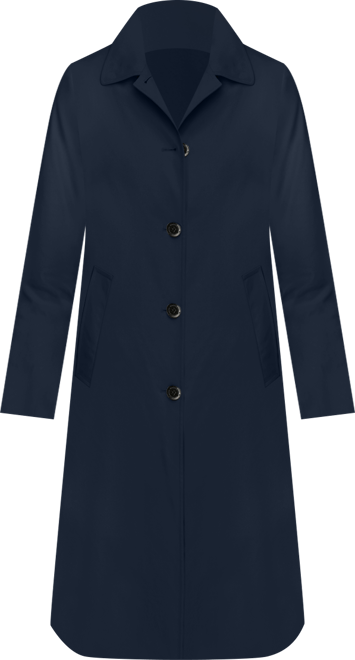 Women's Balmacaan Shirt Collar Coat