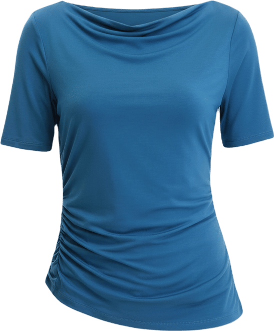 Women's Luxe-Layering Jersey Boat-Neck Short-Sleeve Top, Macy's Exclusive