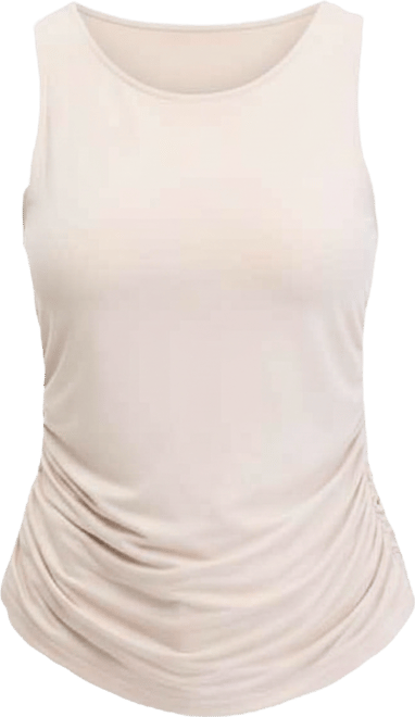 Women's Luxe-Layering Jersey Ruched Tank, Macy's Exclusive