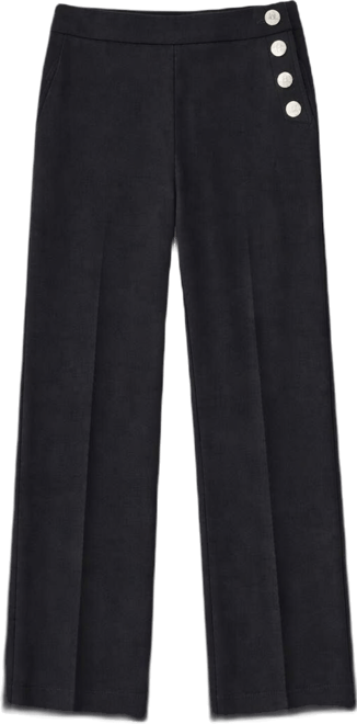Petite Wide-Leg Sailor Pants