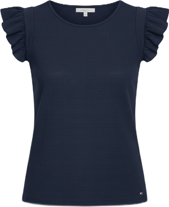 Women's Textured Crewneck Top