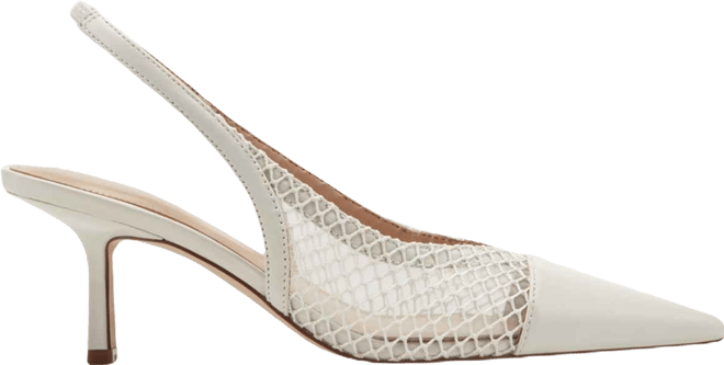 Women's Gipsi Mesh Slingback Kitten Heel Pumps