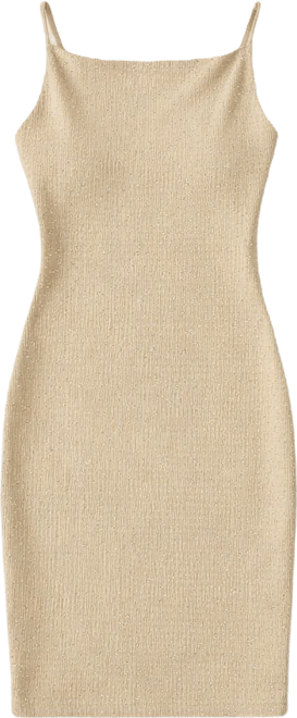 Juniors' Sleeveless Francine Smock Boat Neck Hotfix Dress