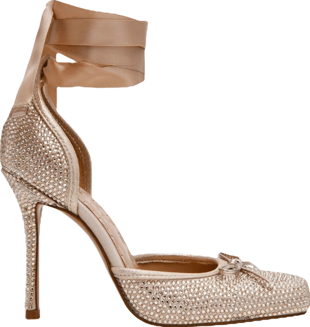 Women's Larina-r Lace-Up High-Heel Ballet Pumps