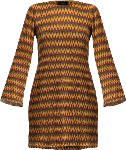 Women's Short Knit Dress with Headband