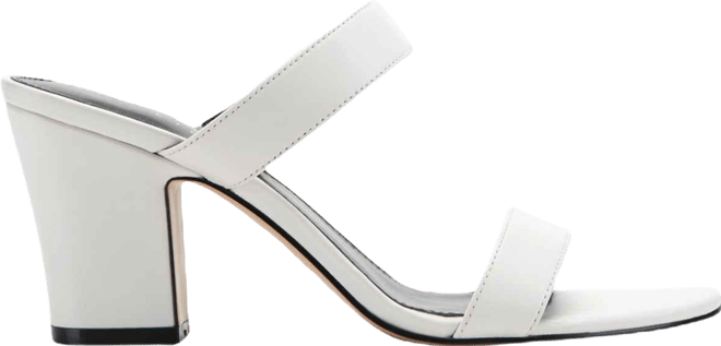 Women's Jessey Leather Slip-On Block Heel Dress Sandals