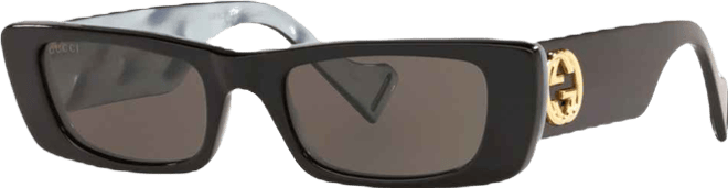 Women's Rectangle Sunglasses, GG0516S GC001234
