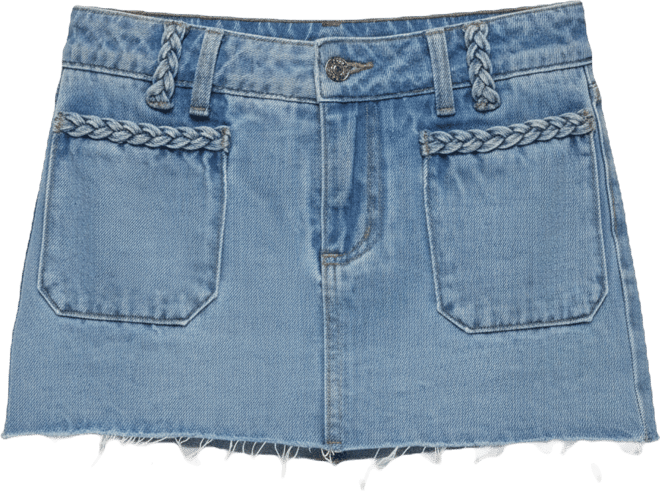 Women's Gloriana Braided Denim Mini Skort