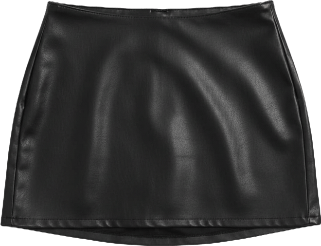 Women's Viki Faux Leather Mini Skort