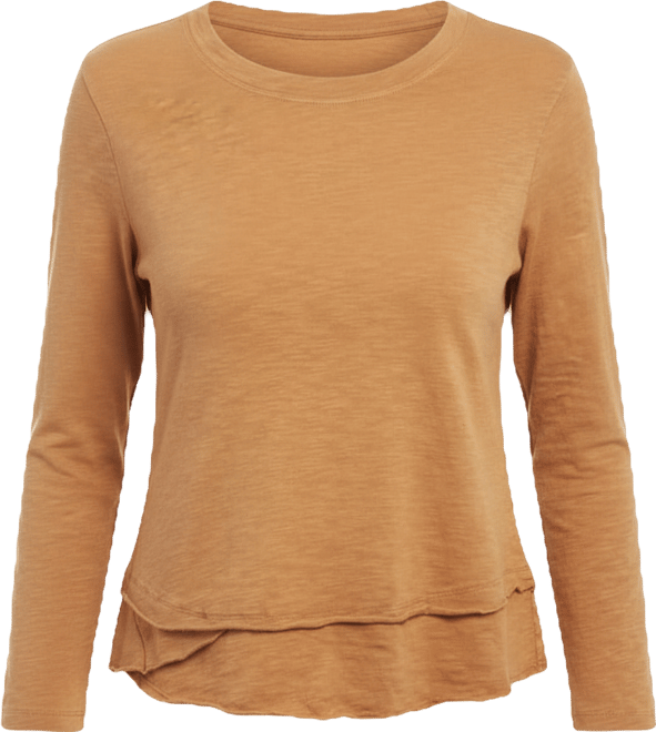 Women's Long Sleeve Mock Layer Tee